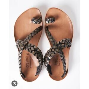 CYDWOQ revival braided leather flat sandal Hand Made in USA Size 41 US 11 $260